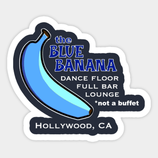 Blue Banana Sticker